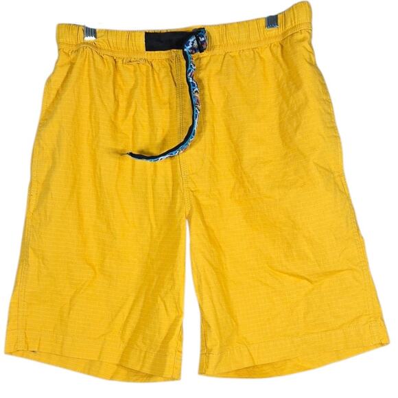 Penfield Balcom Shorts Men Small Mustard Yellow Cotton Outdoor Urban Outfitters - Picture 1 of 10